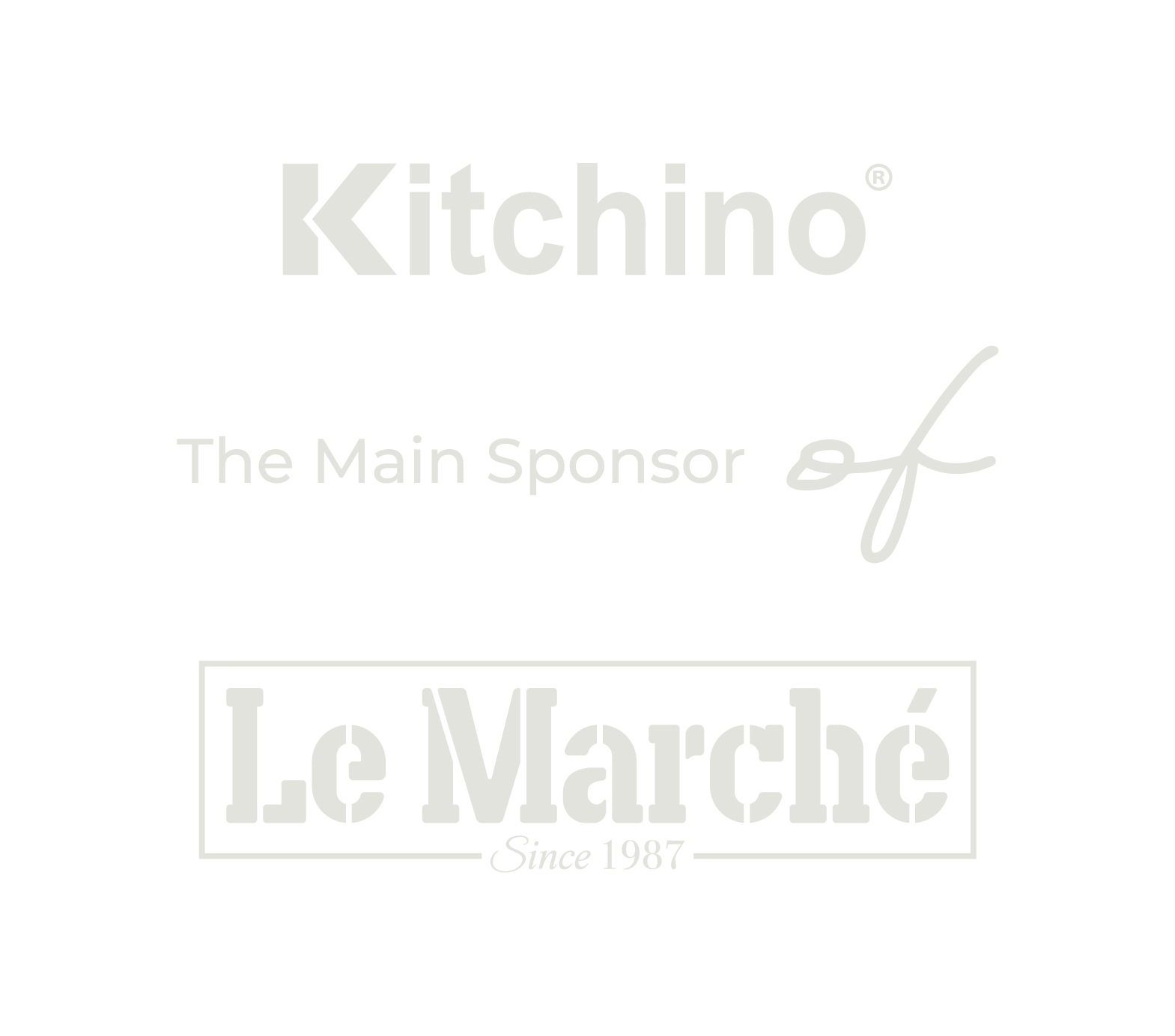 Kitchino, main sponsor of Le Marché